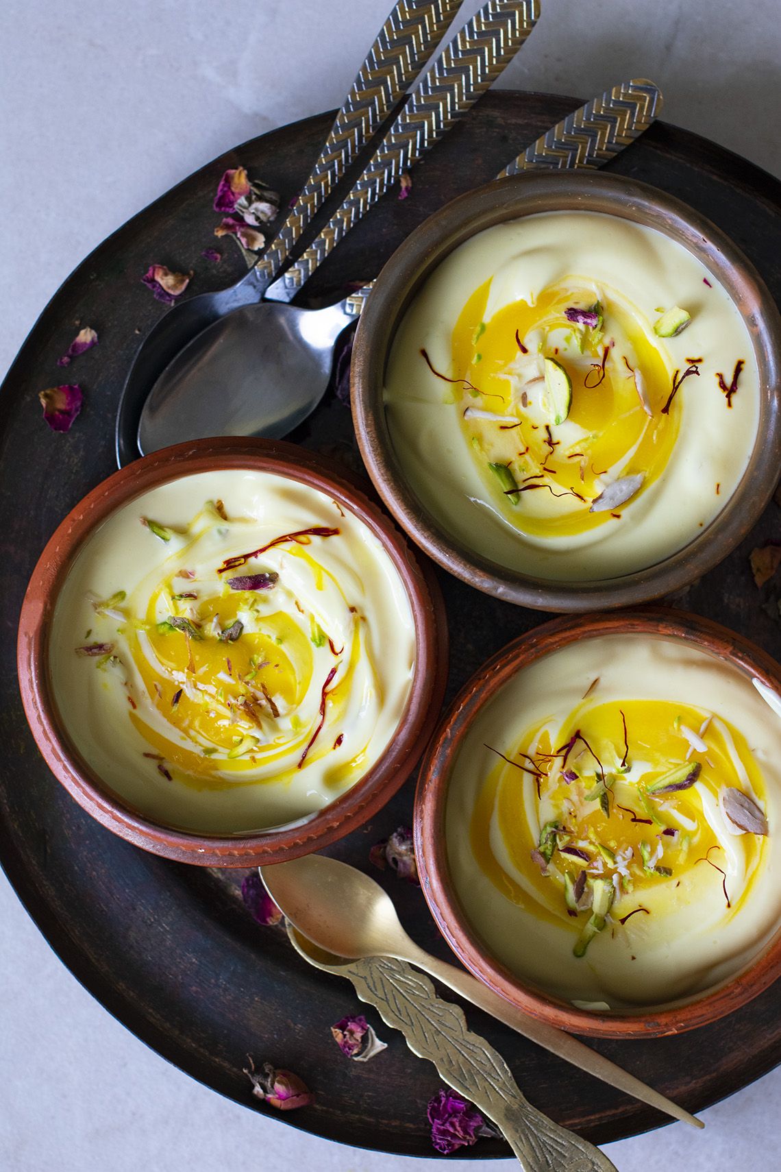 Mango Shrikhand : postre fácil de mango y yogur al estilo indio